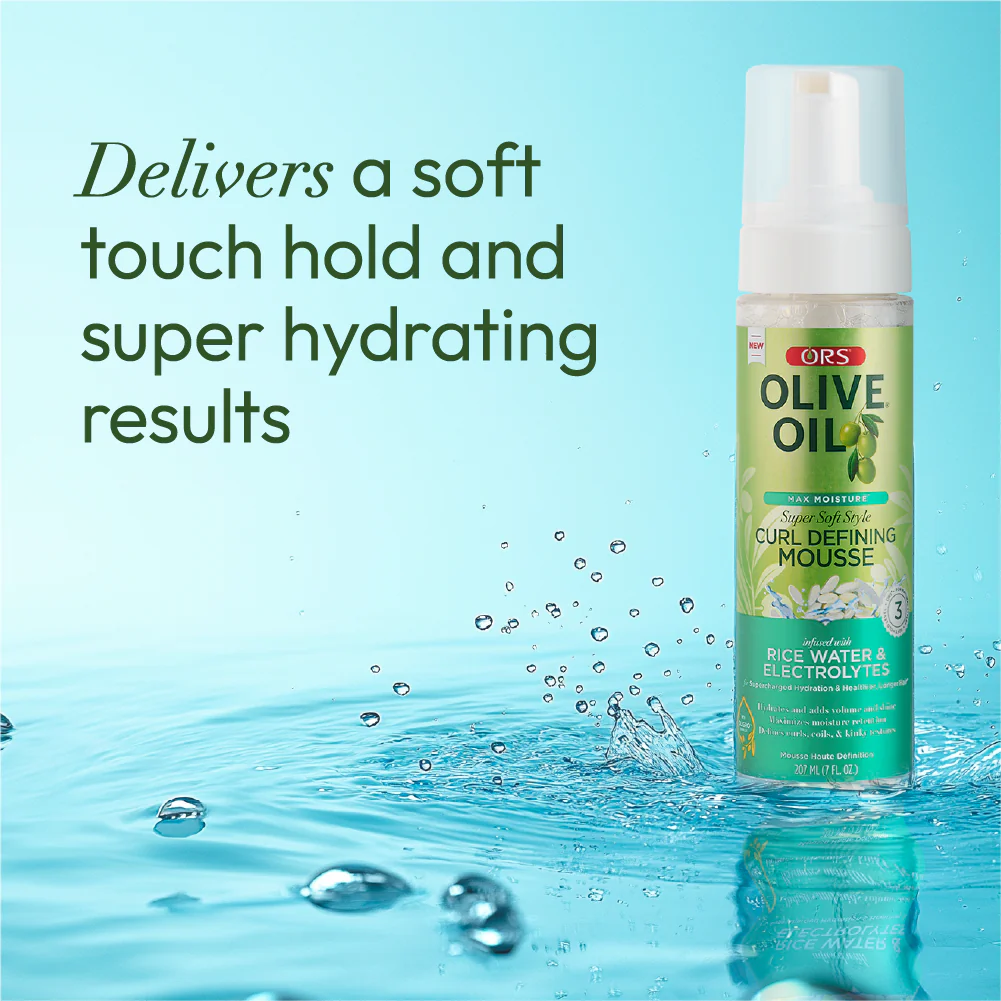 ORS Olive Oil Max Moisture Curl Defining Mousse (7.0 oz) - Image 6